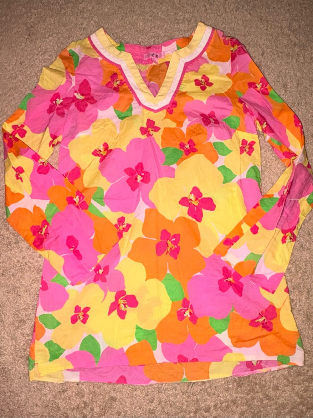 Lilly Pulitzer floral tunic